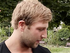 hoes ABROAD - warm fuck-a-thon with German ash-blonde tourist