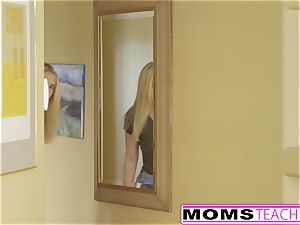 MomsTeachSex - very first Time 3some Is With Step mummy
