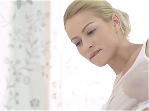 RELAXXXED - Serbian stunner gets well-lubed up and ravaged
